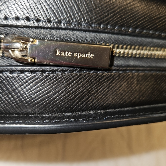 Kate Spade Black Saffiano Crossbody Purse - Picture 4 of 10
